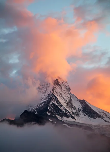 Słynnej góry Matterhorn — Zdjęcie stockowe