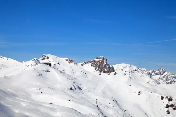 Zima w szwajcarskich Alpach — Zdjęcie stockowe