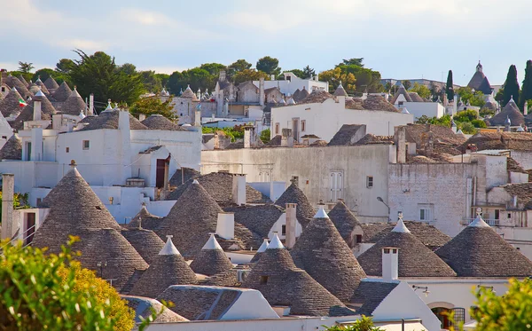 Tradiční domy "Trulli" — Stock fotografie