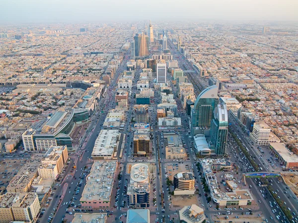 Vista aérea del centro de Riad — Foto de Stock