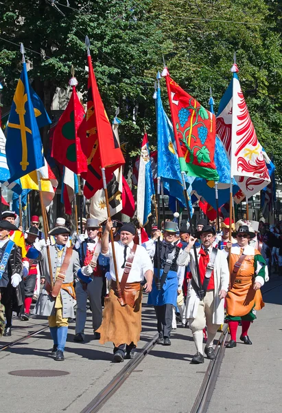 Défilé de la fête nationale suisse — Photo