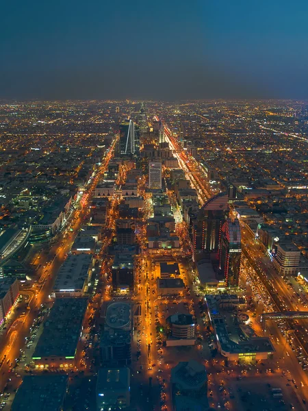 Вид з центру міста Ер-Ріяд — стокове фото