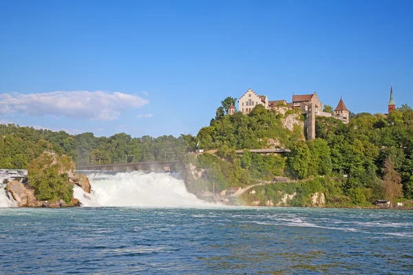 Rheinfall vattenfall i höst — Stockfoto