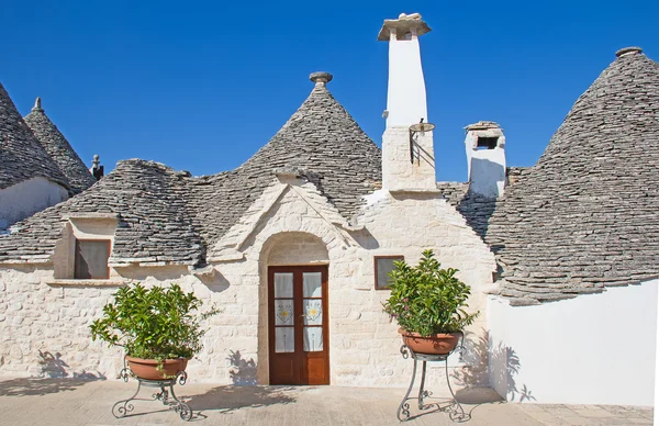 Traditionele "Trulli" huizen — Stockfoto