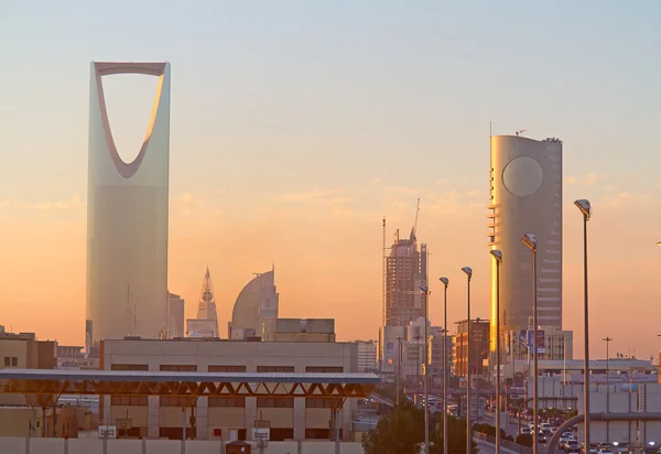 : Mattina presto in centro a Riyadh — Foto Stock