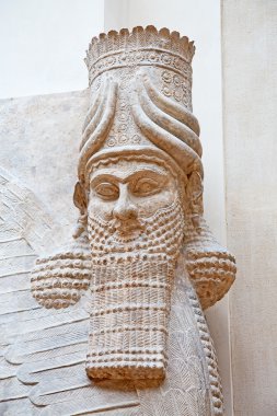 Antik Sümer taş oyma 
