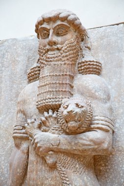 Antik Sümer taş oyma 