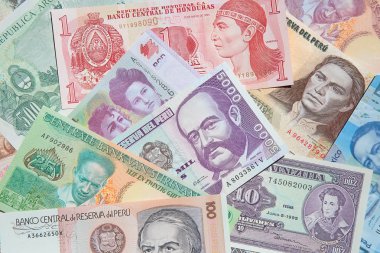 Güney Amerika banknotlar