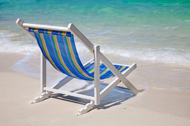 Plaj renkli sandalye