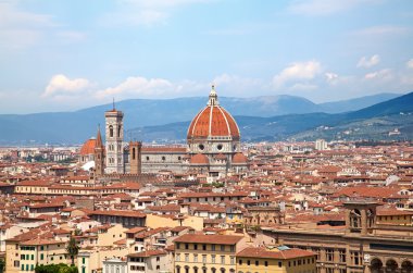 florence'nın panoramik manzarasını