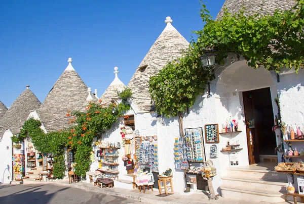 Casas tradicionais "Trulli" — Fotografia de Stock