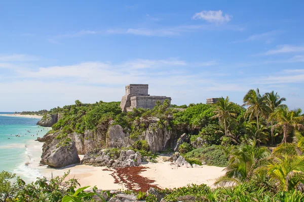 Rovine della fortezza Maya — Foto Stock