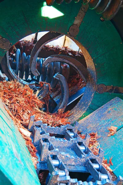 Machines on the lumber yard — Stock Photo, Image