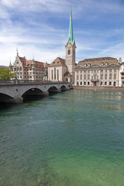 View of the Zurich donwtown — Stock Photo, Image