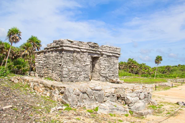 Ruínas da fortaleza maia — Fotografia de Stock