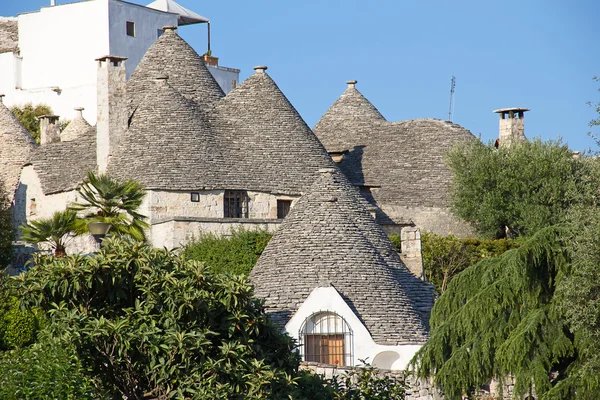 Tradiční domy "Trulli" — Stock fotografie