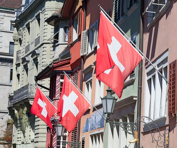 Schweizer Nationalfeiertag in Zürich — Stockfoto