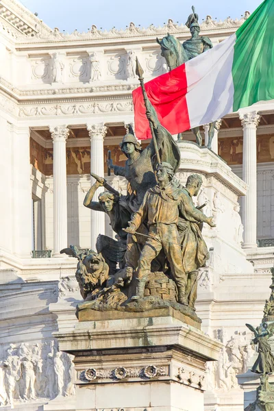 Famoso "Altare della Patria " — Foto de Stock