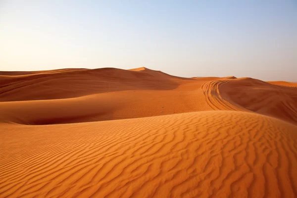 Röd sand "Arabiska öknen" Stockbild