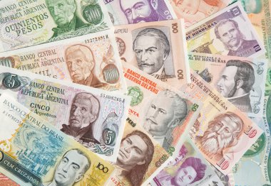 Güney Amerika banknotlar