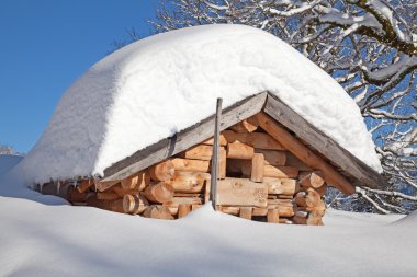 İsviçre Alplerinde kış