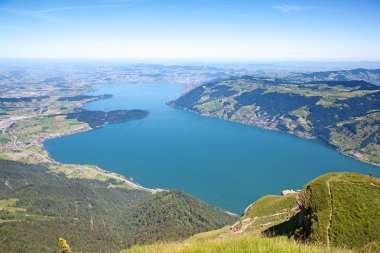 rigi dağın tepesinden göster