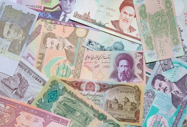  Orta Doğu banknotlar