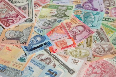  Afrika Lirası arka plan üstünde