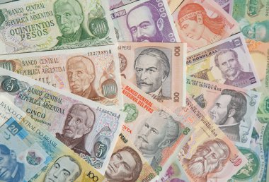 Güney Amerika banknotlar