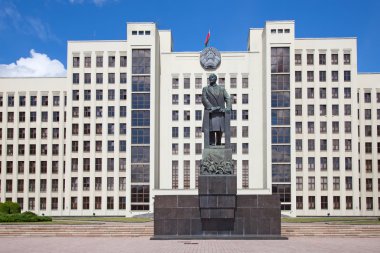 Minsk'te bina Parlamento. Belarus
