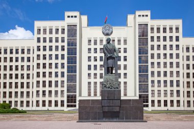 Parliament building in Minsk. Belarus clipart