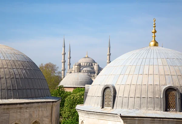 Proslulé "modré mešity" v Istanbulu — Stock fotografie