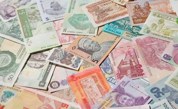 Afrikanische Banknoten im Hintergrund — Stockfoto