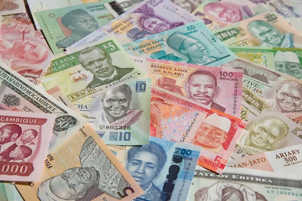 African banknotes on background — Stock Photo, Image