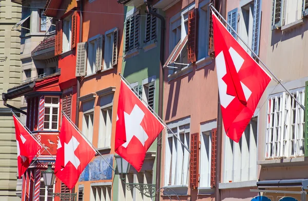 Swiss National Day in Zurich — Stock Photo, Image