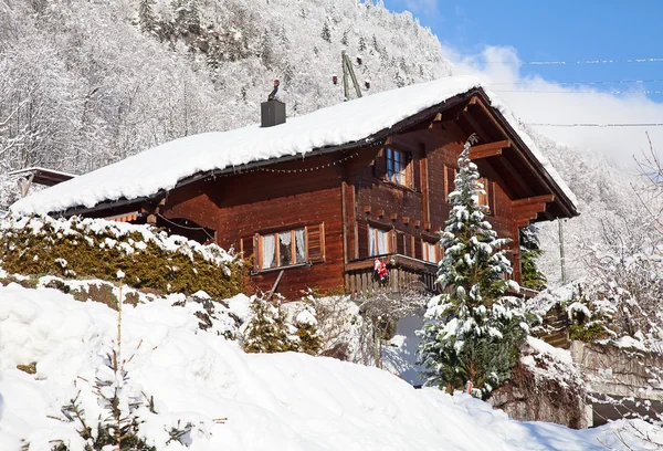 İsviçre Alplerinde kış