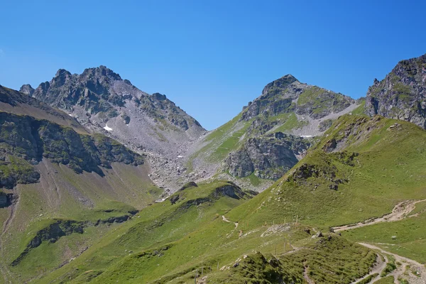 Wandelen in de Zwitserse Alpen — Stockfoto