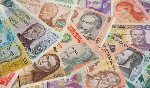 Billetes sudamericanos —  Fotos de Stock
