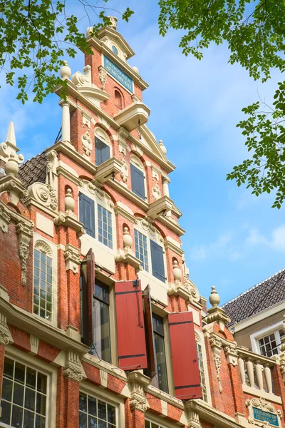 Traditional houses of the Amsterdam — Stock Photo, Image