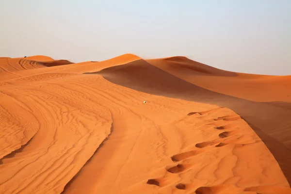 Röd sand "Arabiska öknen" — Stockfoto