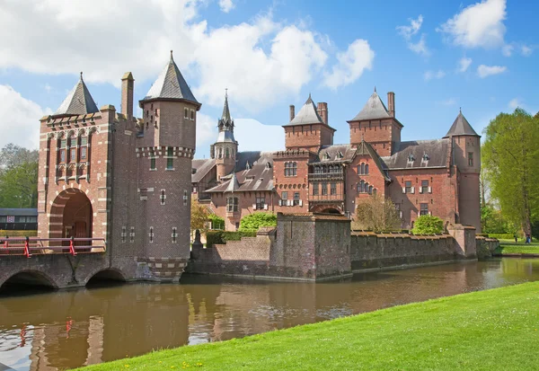 Ancient De Haar castle near Utrecht — Stock Photo, Image