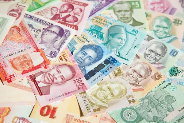 Afryki banknotów na tle — Zdjęcie stockowe