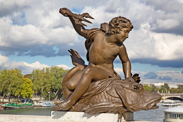 Puente de Alexandre III en París — Foto de Stock