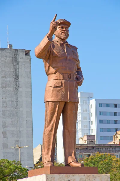 Estátua de Michel Samora em Maputo — Fotografia de Stock