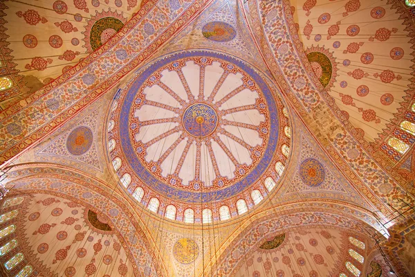 Interior of the "Blue" mosque — Stock Photo, Image