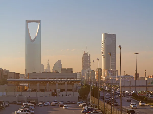 Mattina presto in centro a Riyadh — Foto Stock