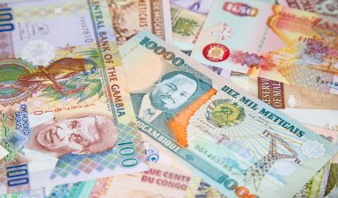 Afrika banknotlarının çeşitliliği