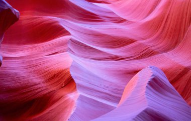 Arizona, Page yakınlarındaki ünlü Antilop Kanyonu