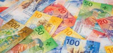 Yeni İsviçre banknotlarının koleksiyonu (2017 yılında yayınlandı))