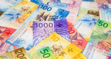 Yeni İsviçre banknotlarının koleksiyonu (2017 yılında yayınlandı))